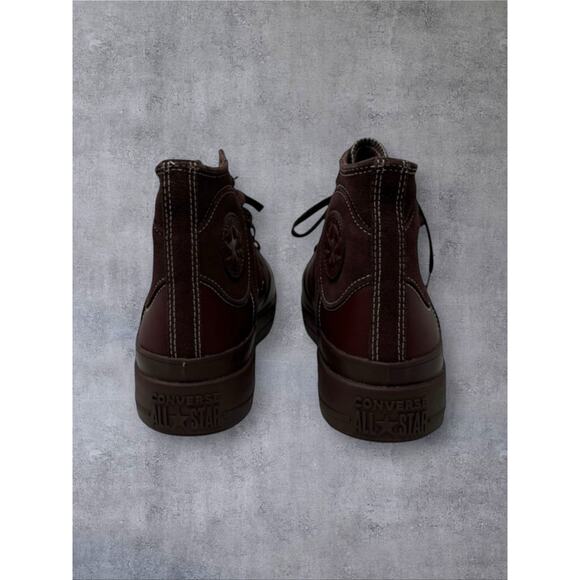 Converse Chuck Taylor Construct Hi Sneaker A05616C Mens Sz 11 Brown Suede Skate - Picture 3 of 7